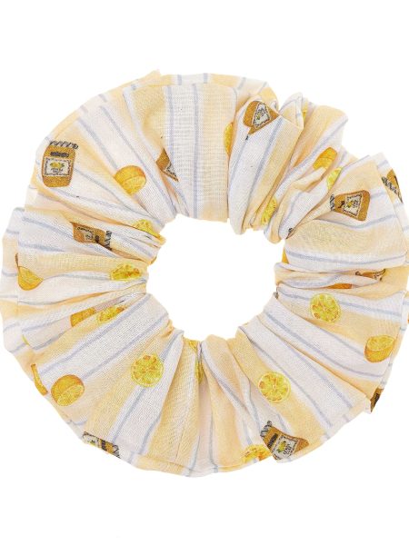 LEMON CURD SCRUNCHIE