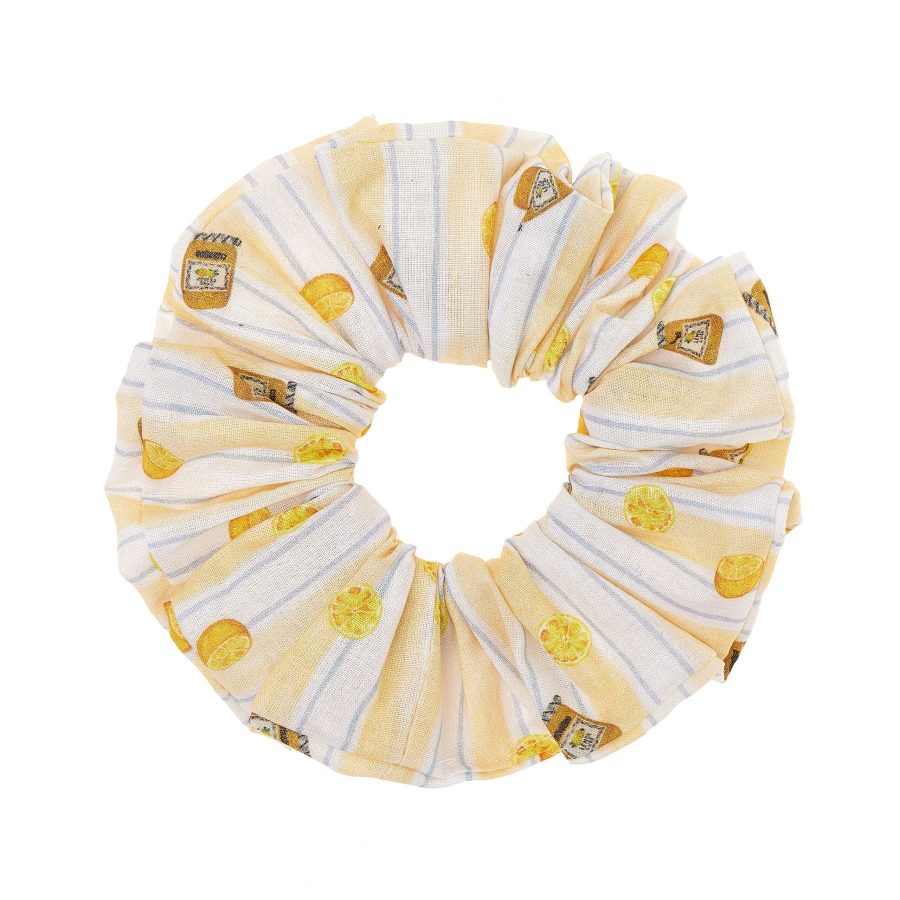 LEMON CURD SCRUNCHIE