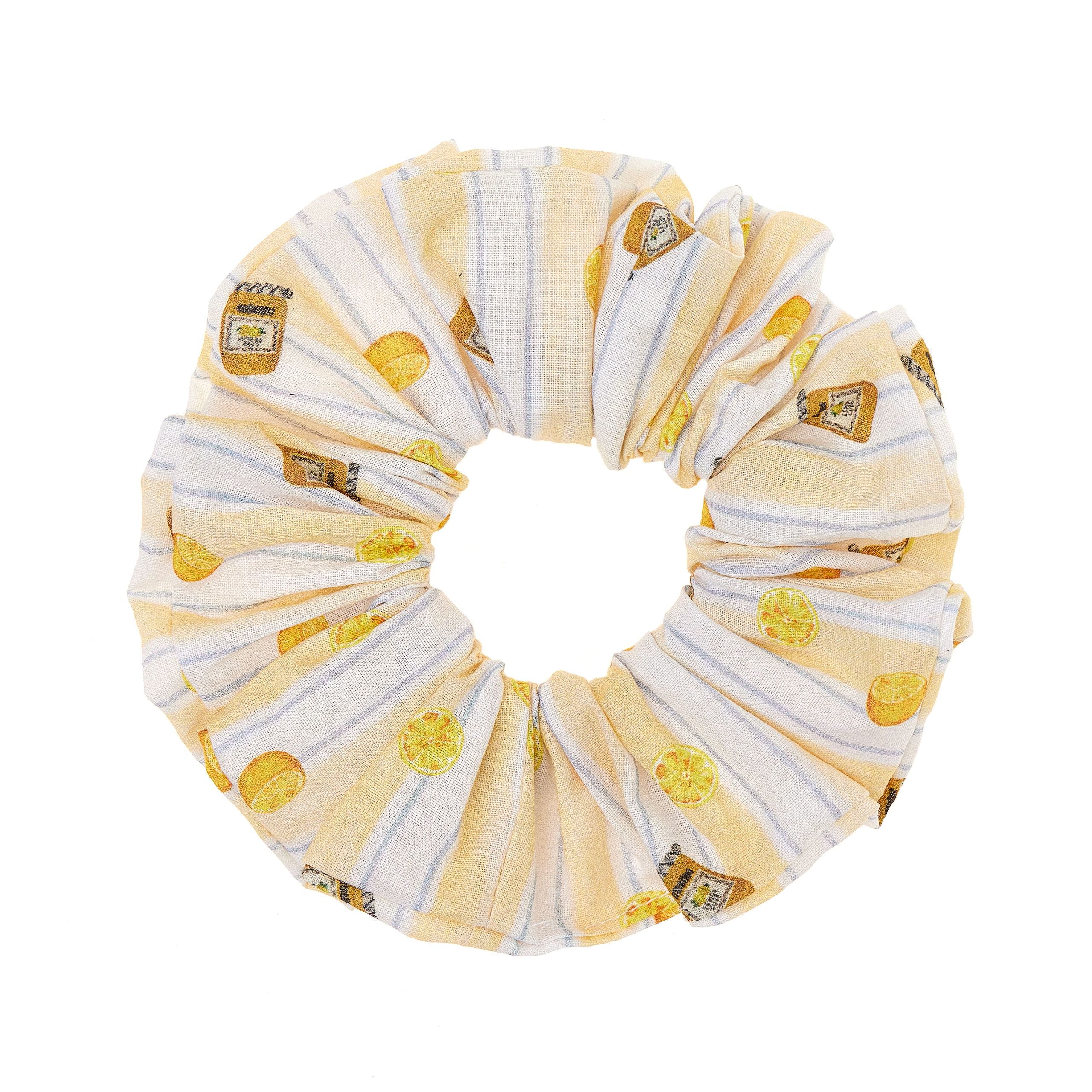 LEMON CURD SCRUNCHIE