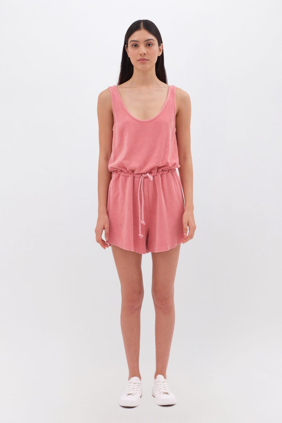 Terry Towel Jumpsuit in Regular Fit