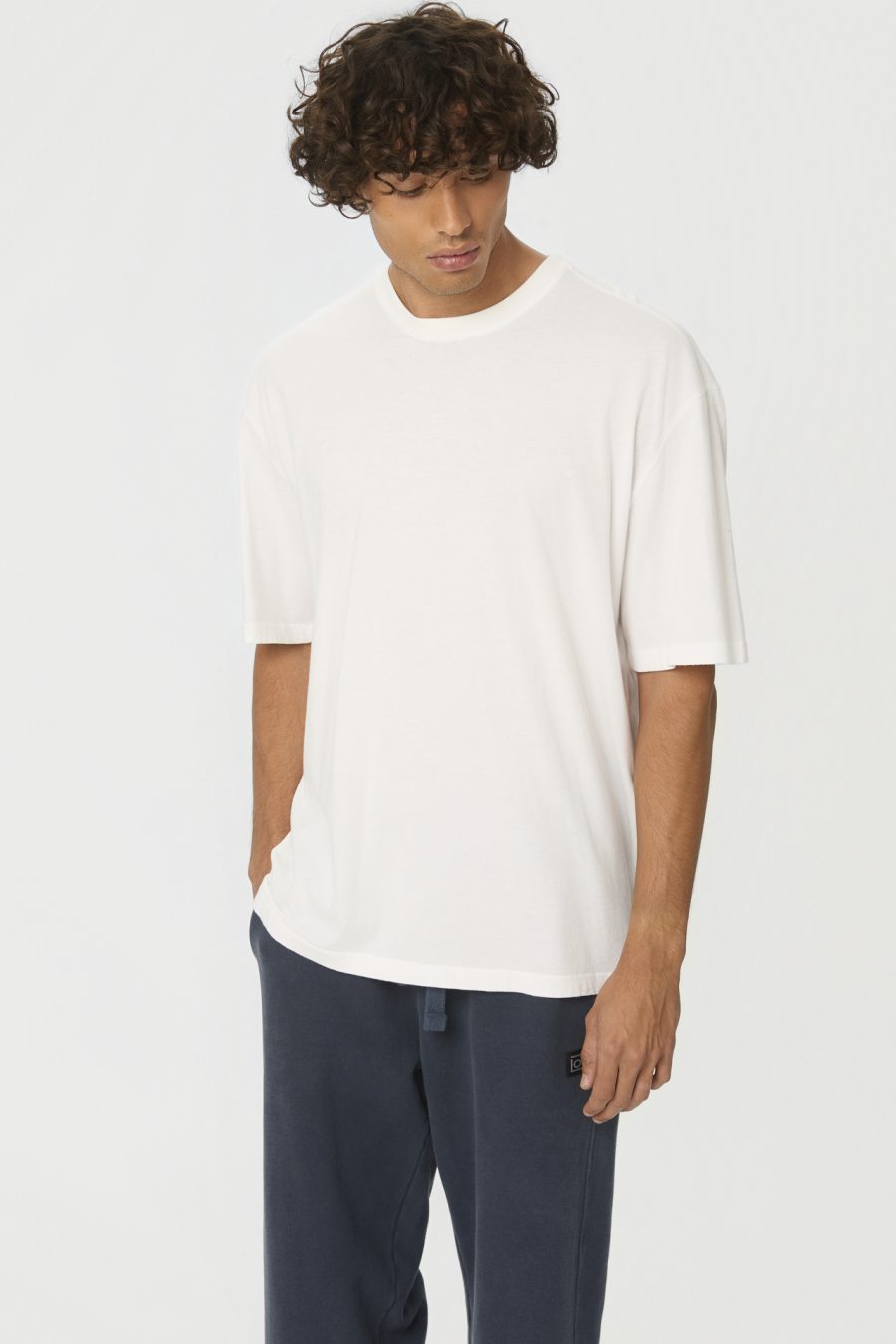 Oversized T-shirt with Dropped Shoulders