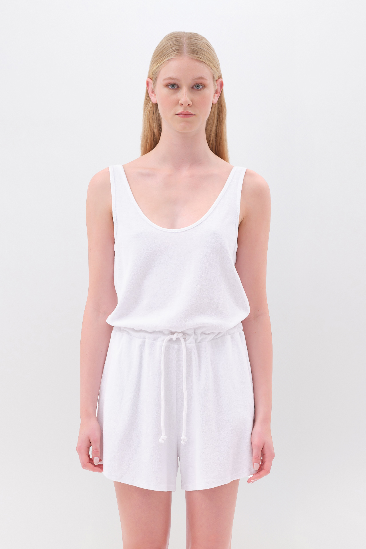 Terry Towel Jumpsuit in Regular Fit - Image 3