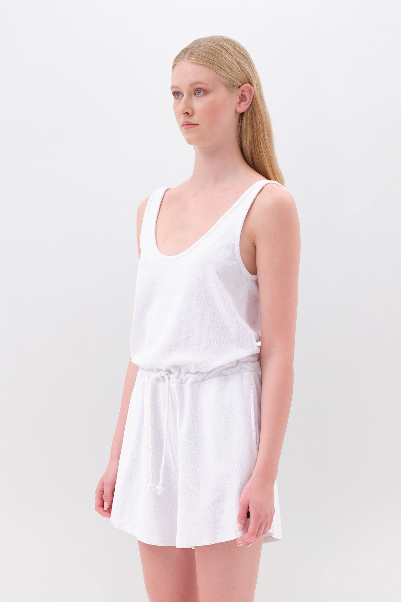 Terry Towel Jumpsuit in Regular Fit - Image 2