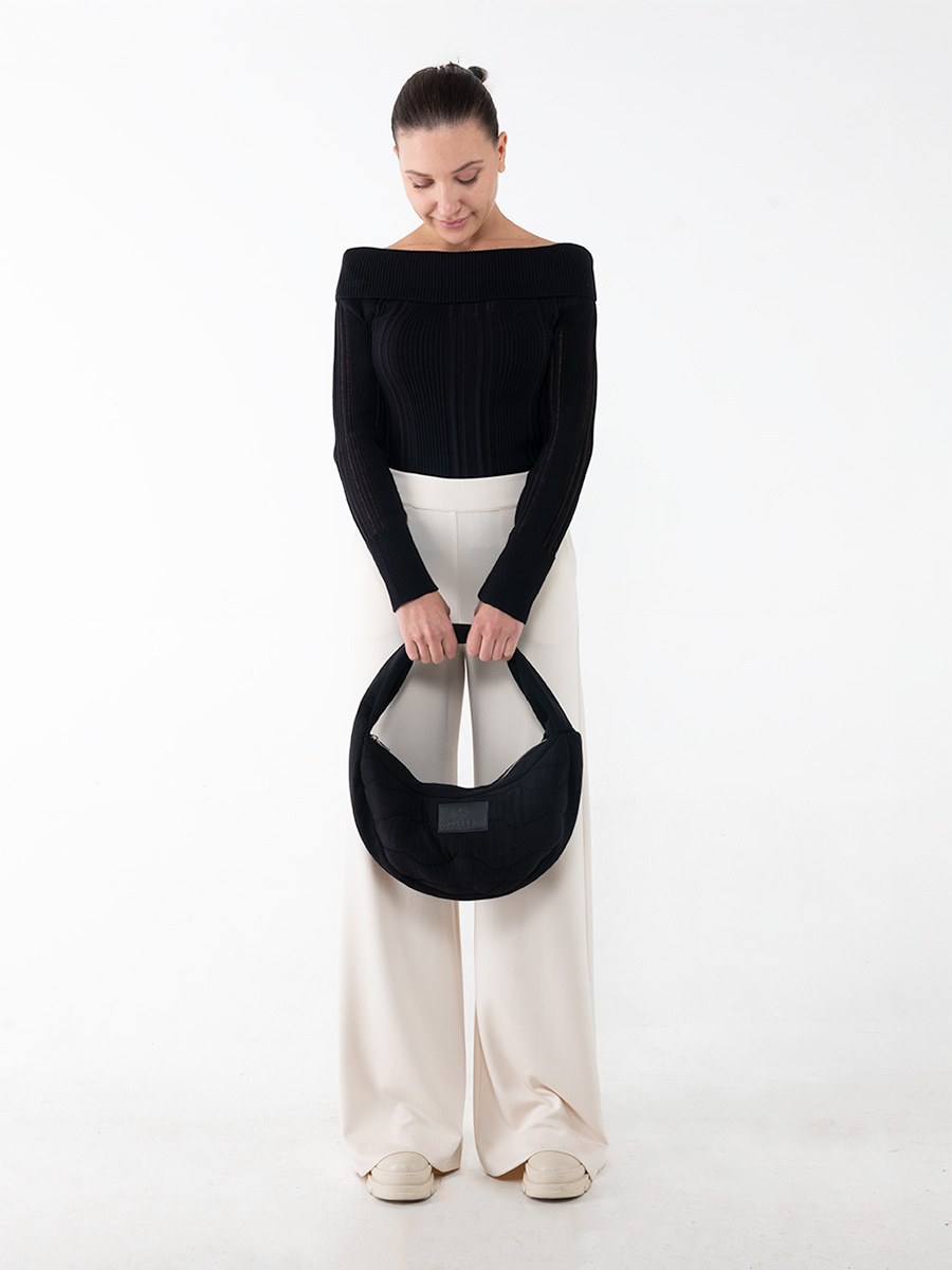 Μακρυμάνικη Πλεκτή Μπλούζα με ψηλό λαιμό – Winter Archetypes - Image 2