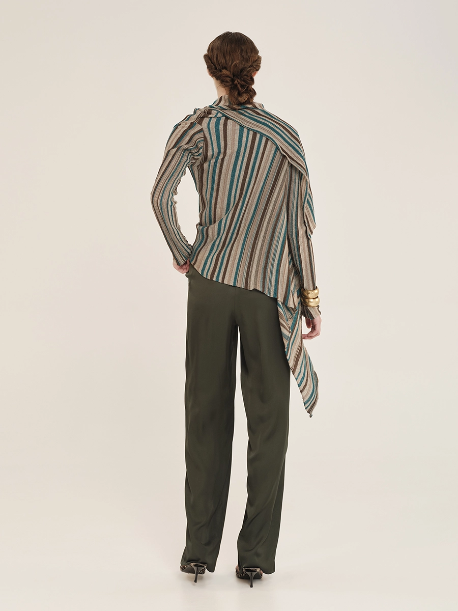 Πλεκτή Ζακέτα – Delight Stripes - Image 2