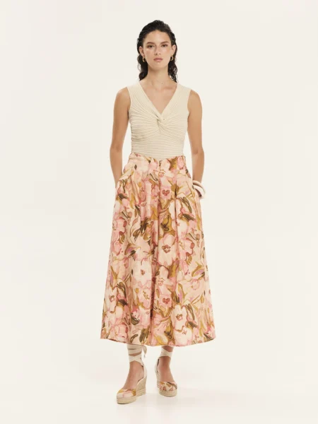 Knit Sleeveless Top – Seashells